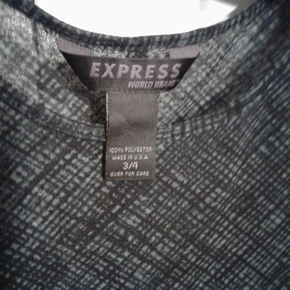 Express Sheer Overlay Dress - Picture 4 of 6